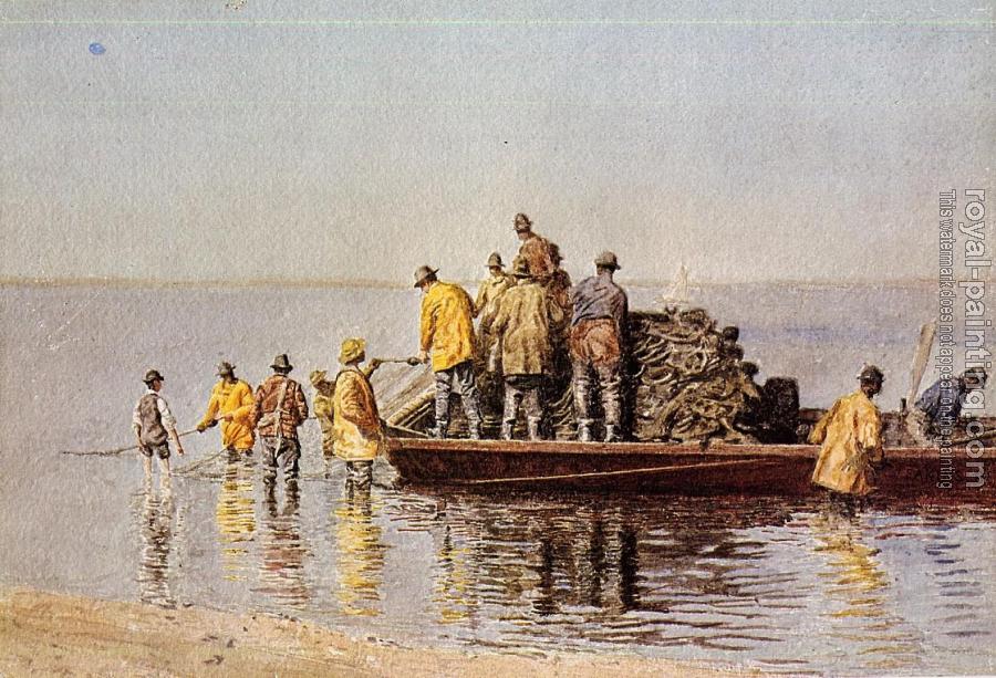 Thomas Eakins : Taking up the Net Thomas Eakins : Taking up the Net